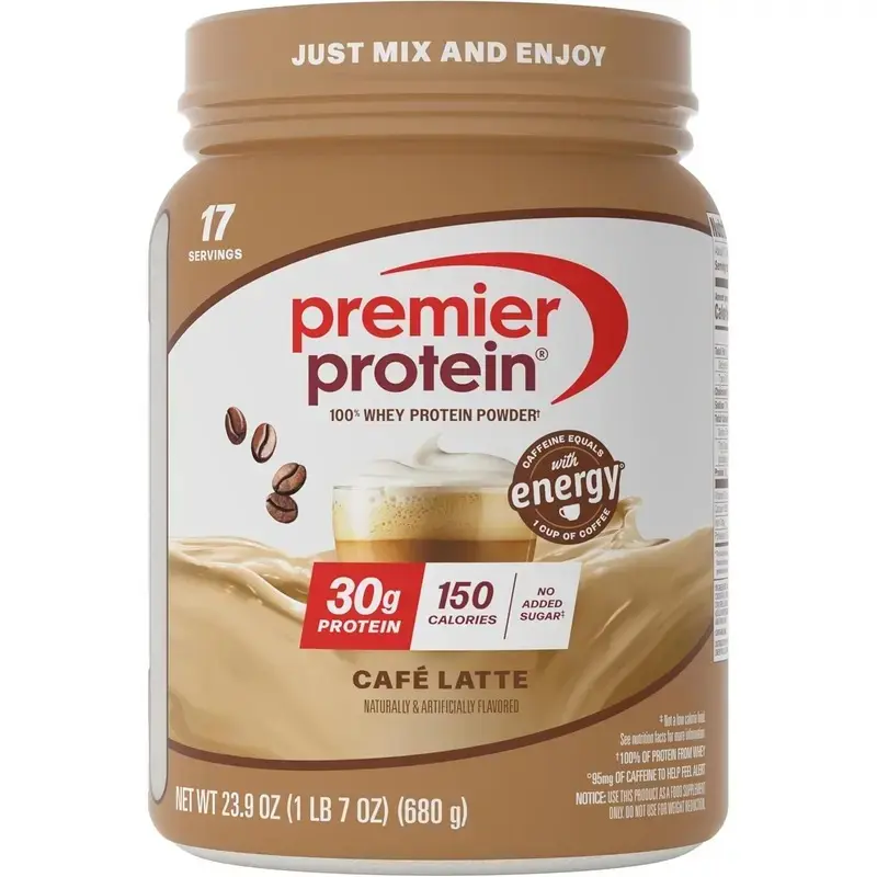 Premier Café Latte Flavored Powder Mix – 23.9 oz, 17 Servings