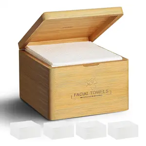 Facial Towels,1 Box with 240 Ct Disposable Face Towels - Facial Cleansing Cloths & Towelettes, Perfect for Skincare Routine - Biodegradable, Travel-friendly, and Eco-friendly