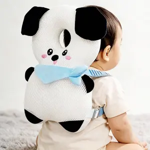 Baby Head Protector Pillow, Adjustable Infant Walking Safety Cushion, Breathable Summer Pad, Anti-Fall Baby Head Guard, Mesh Ventilation