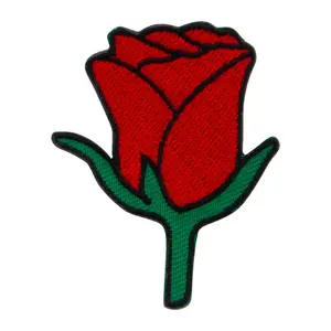 Mini Rose Embroidered Patch