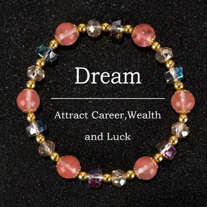 Colorful Crystal Lucky Bracelet, Perfect for Special Occasions and Girlfriend Gifts emergency contact new  tiffany couple gift idea