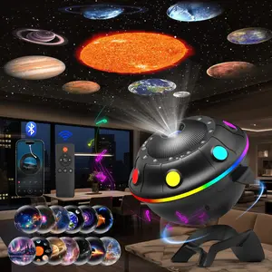 Flylily UFO Galaxy Projector | 13-in-1 Star Projector with Films, Nebula, White Noise & Bluetooth Speaker