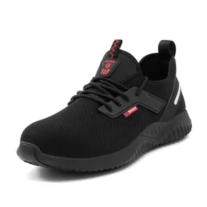 SUADEX Stylish Steel Toe Footwear Breathable Lightweight Sneakers Work Shoes Closed Boy