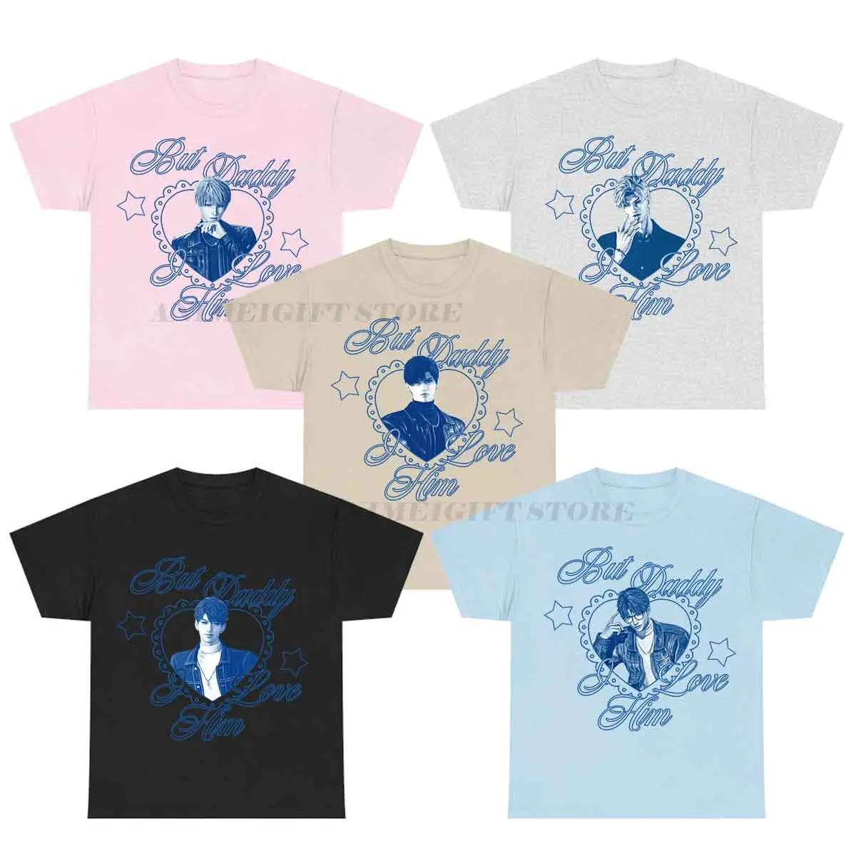But Daddy I Love Him Shirt, Sylus Caleb Zayne Xavier Rafayel Girl Dinner Love and Deepspace Retro T-Shirt Sweatshirt Hoodie Fabric Menswear Top Cotton
