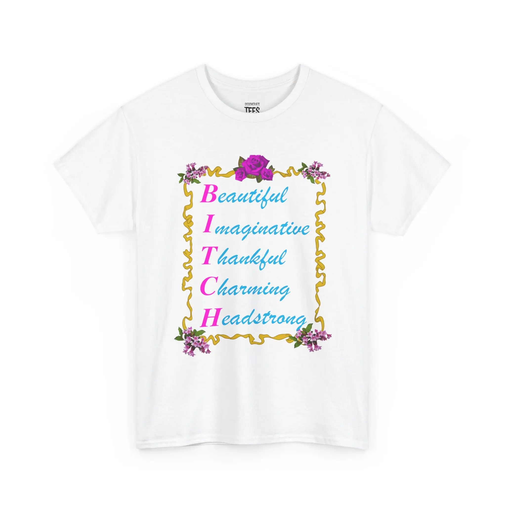 Beautiful Imaginative Thankful Charming Headstrong Shirt - Funny Graphic Tee, Unisex