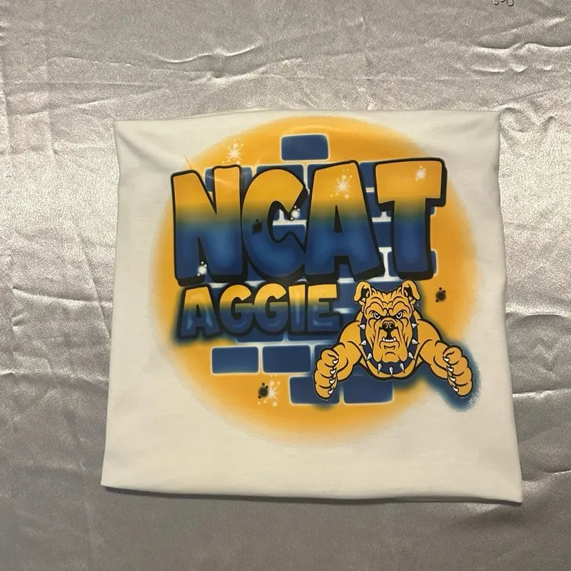 NC A&T Aggie Crew Neck T-Shirt  - Top Quality - Menswear