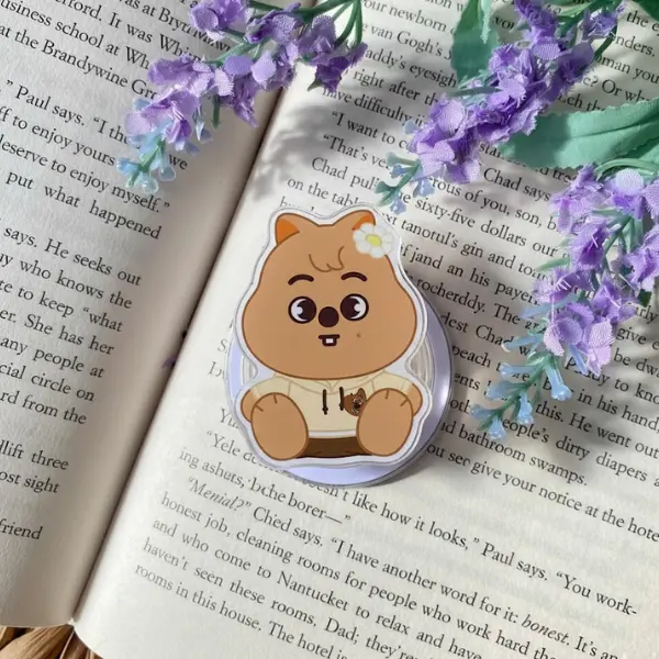 SKZ Acrylic Phonegrip Creative Cartoon Backpack Car Phonegrip