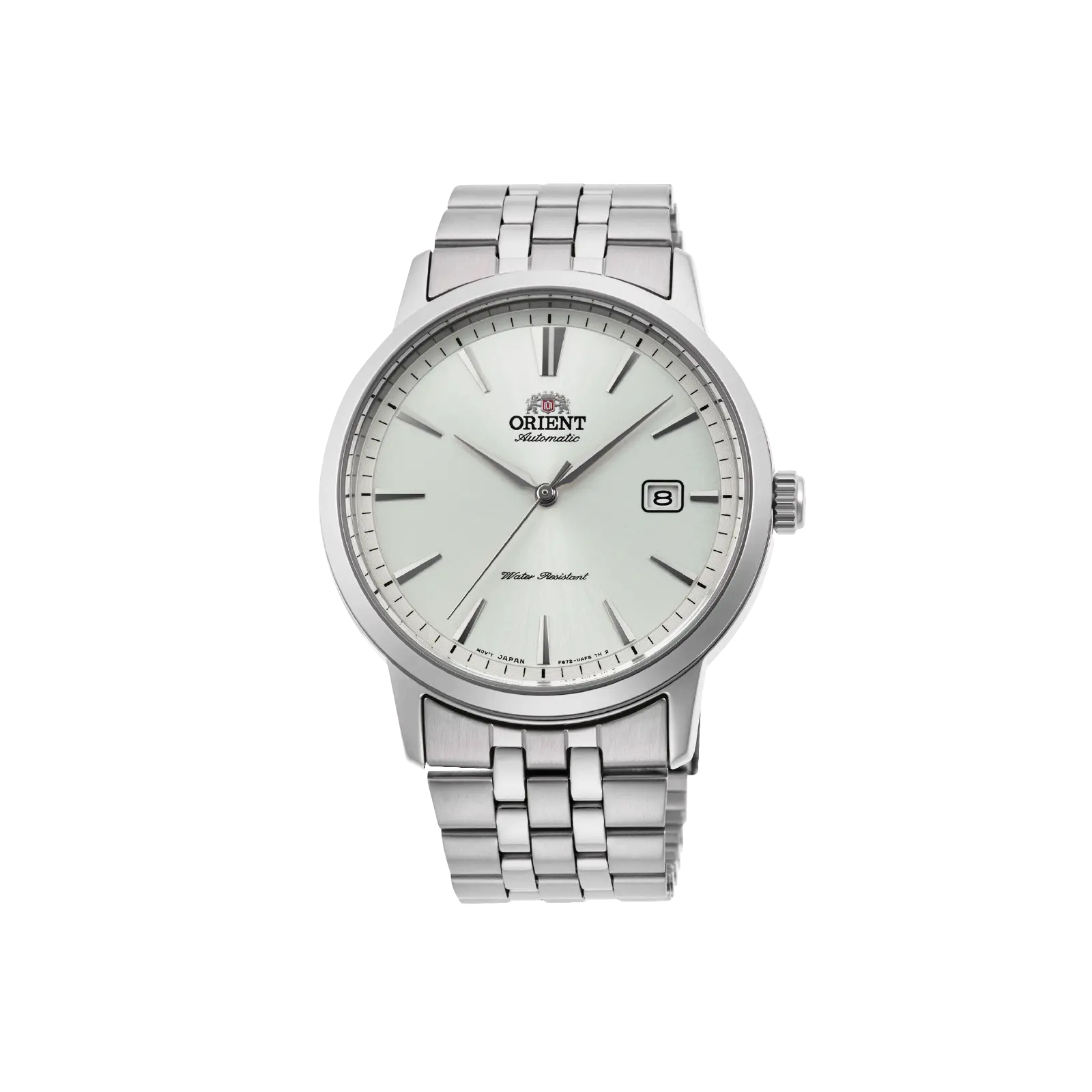 Orient Symphony III 41.5mm Automatic Dress Watch - Stainless Steel, Business Fashion, Water Resistant, RA-AC0F02S30B (Automatic Watches for Men), Stainless Steel Watch