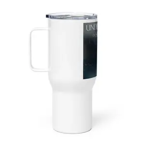 Under the Horn of Hearth - Travel Mug 25 oz Stainless Steel Tumbler with Plastic Lid & Straw Drinkware for Beverages