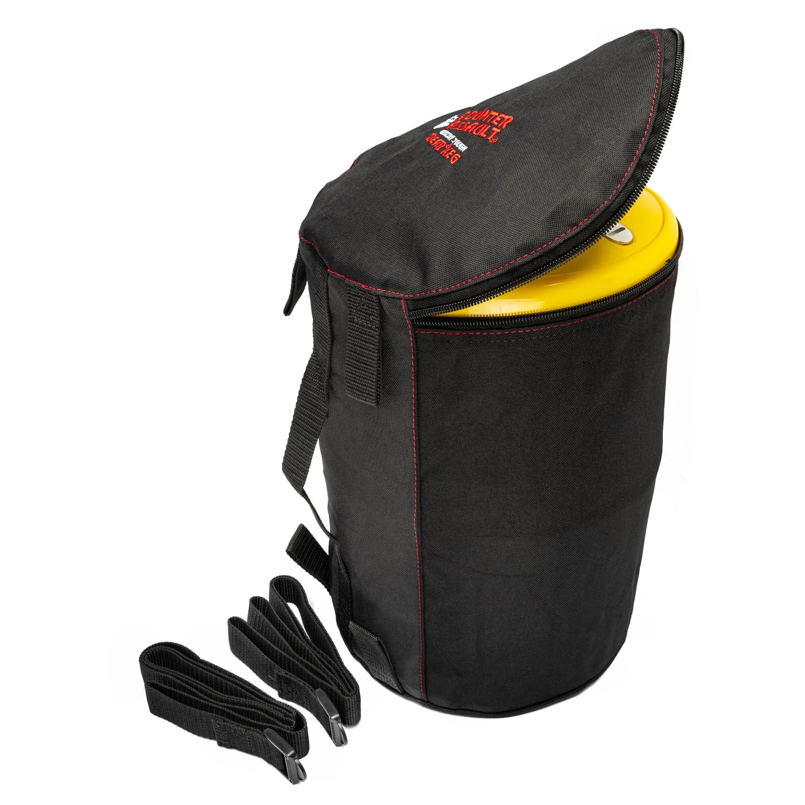 Counter Assault Bear Keg Carrying Case, Heavy-Duty 600-Denier Nylon Bag, Lightweight Accessory with Backpack Straps and Zippered Top for Camping and Hiking, Sturdy, Travel Storage, Unisex, Outdoor Enthusiasts