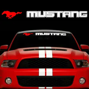 40" Windshield Window Vinyl Decal Waterproof Sticker for Ford Mustang Accessories