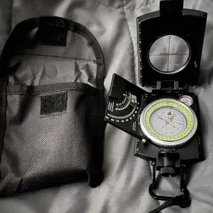 Proster Professional Compass - IP65 Hiking Compass with Sighting Clinometer - Metal Camping Compass Waterproof with Carry Bag for Camping, Hunting, Hiking, and Geology Activities Survival Gear Survival Kit