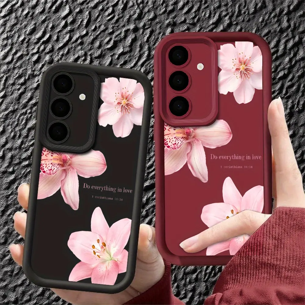 Phone case: with Bible Verse Modern Style Soft TPU Phone Case for  Galaxy S25/S24/S23/Ultra/Plus/Fe/+/S22/S22/S21//S20/A72/A55/A54/A53/A52/A52S/A34/A15/A14/A13/A12/A05S, Snug-Fit Cover, Multi-Model Compatible