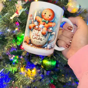 Gingerbread Mug - Perfect mug for Your Morning Drinks - Drinkware Ceramic