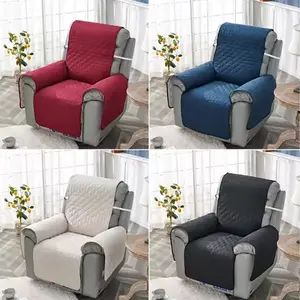 Winter Waterproof Non-Slip Home Lounge Chair Cover, Tpu Anti-Slip Sofa Pad, Sofa Slipcover, Pet Friendly Scratch Resistant, with Straps, for Living Room & Office Decor, Waterproof Couch Cover