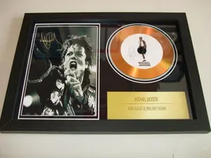 Michael Jackson signed Unframed.