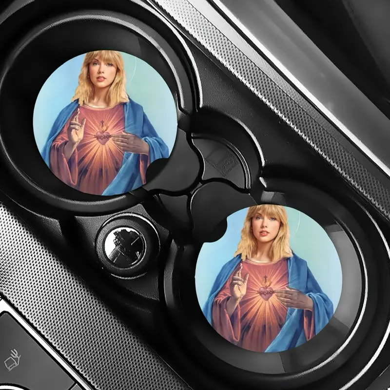 Spirit Car Coaster Set for Car Cup Holders and Accessories