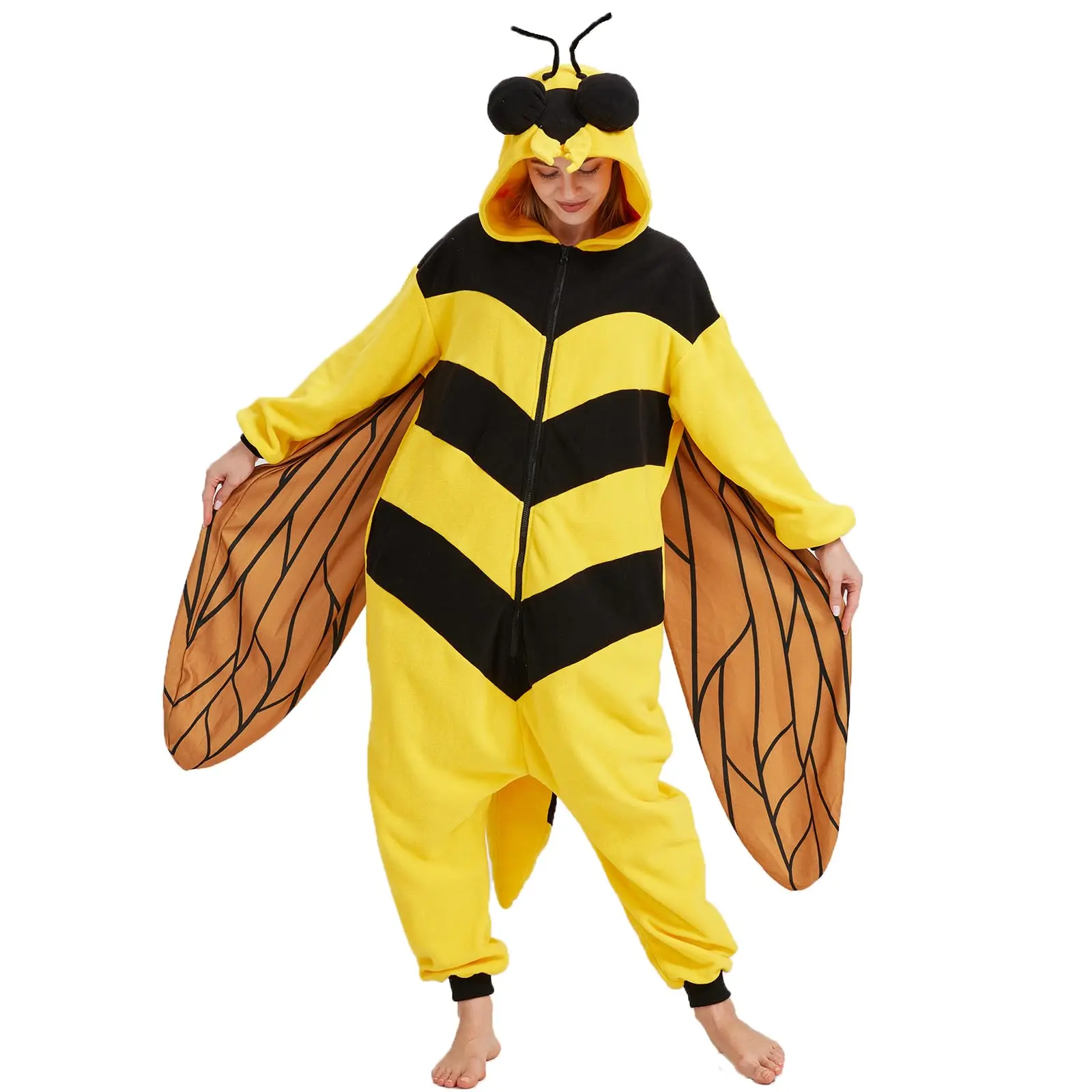 halloween dress up Adult costumes, women's bee cosplay party costumes, wasp and w animal fun costumes long  cat  plush interracial  couple  costumes ms  spink  ms  forcible  costume black  cat  costume Adult Rat Costume Set with Accessories mummy  costume