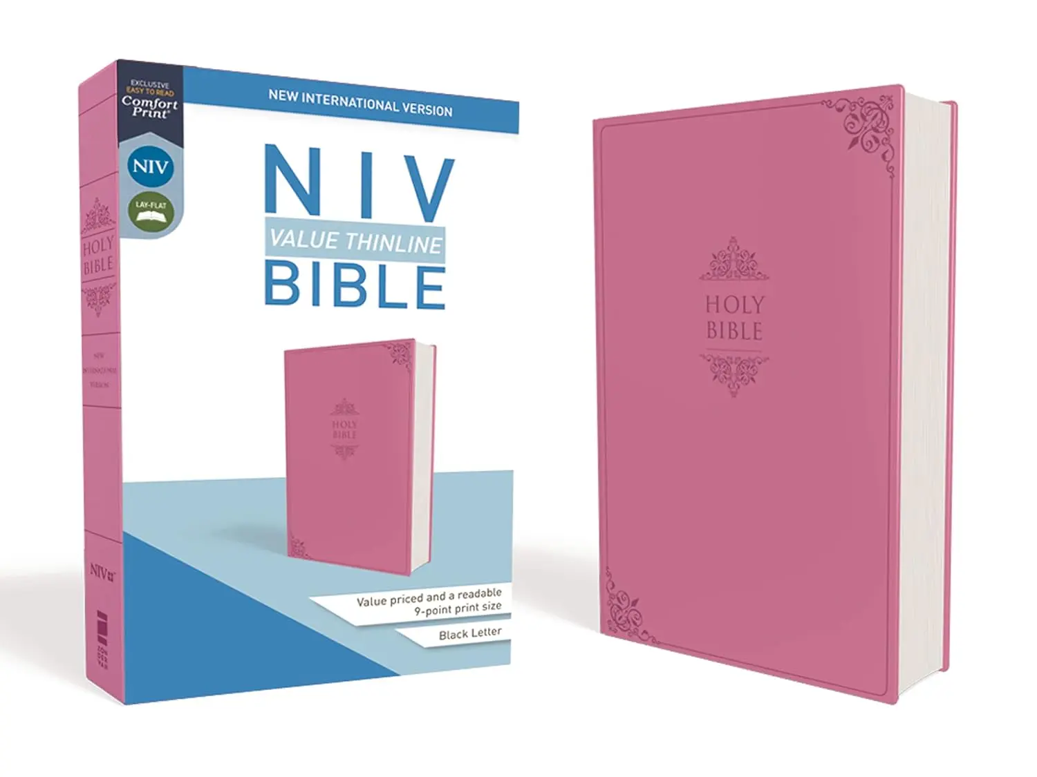 NIV, Value Thinline Bible, Leathersoft, Pink, Comfort Print   Imitation Leather – Special Edition, November 21, 2017