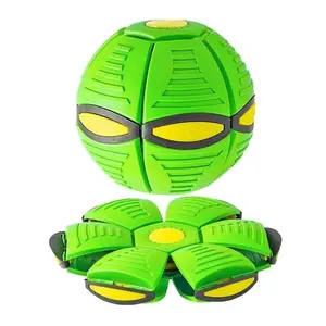 Energy Burner | Transforming UFO Ball Toy | Interactive Light-Up Frisbee Ball ｜ Toddler & Dog Catch Game
