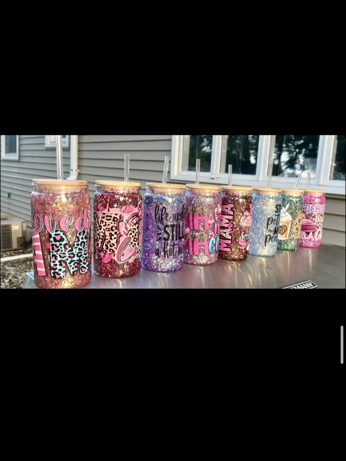 Snowglobe Cups - Unique Design in Various Colors and Patterns Snowglobe Cups