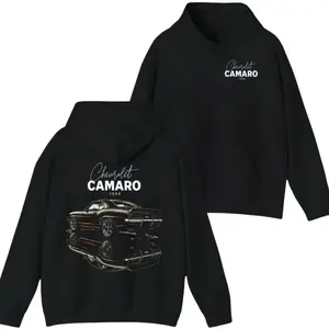 1969 Camaro SS Hoodie – Classic Muscle Car Graphic Pullover, Cotton Unisex Streetwear, Perfect Gift for Sports Car Fans