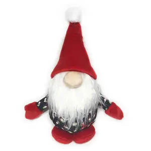 The Worthy Dog 845851099120 Gnomes Plush Toy for Dogs, Black, Small