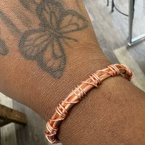 Thick Gauge CK Copper Bangle