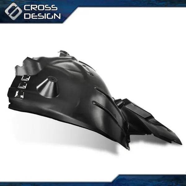 CROSSDESIGN Front Driver Left Side Fender Liner - 1 x Car Exterior Mud Flap Splash Guard, Factory Direct Fit for MB C-Series (2015 C400 4Matic, 2015-2016 C300, 2017 C63 AMG S Base)
