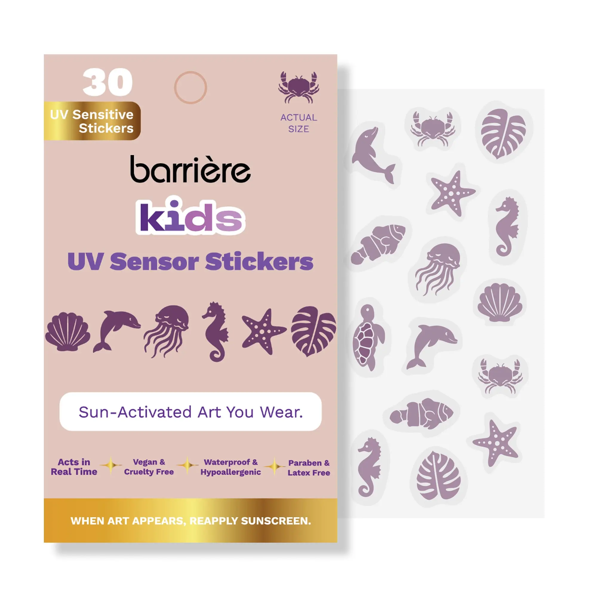 Kids UV Sensor Stickers