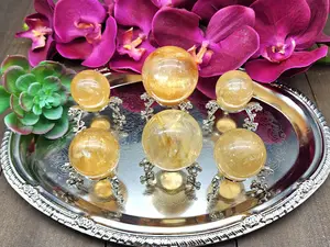 Optical Honey Calcite Spheres