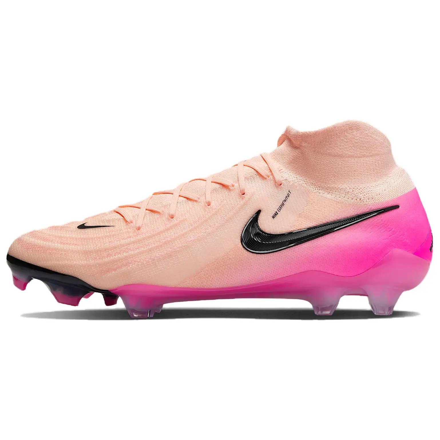 Nike Phantom Luna 2 Elite FG Prism Pack Stylish Comfortable Durable Non-slip Soccer Cleats Men's Crimson Tint Pink FJ2572-800