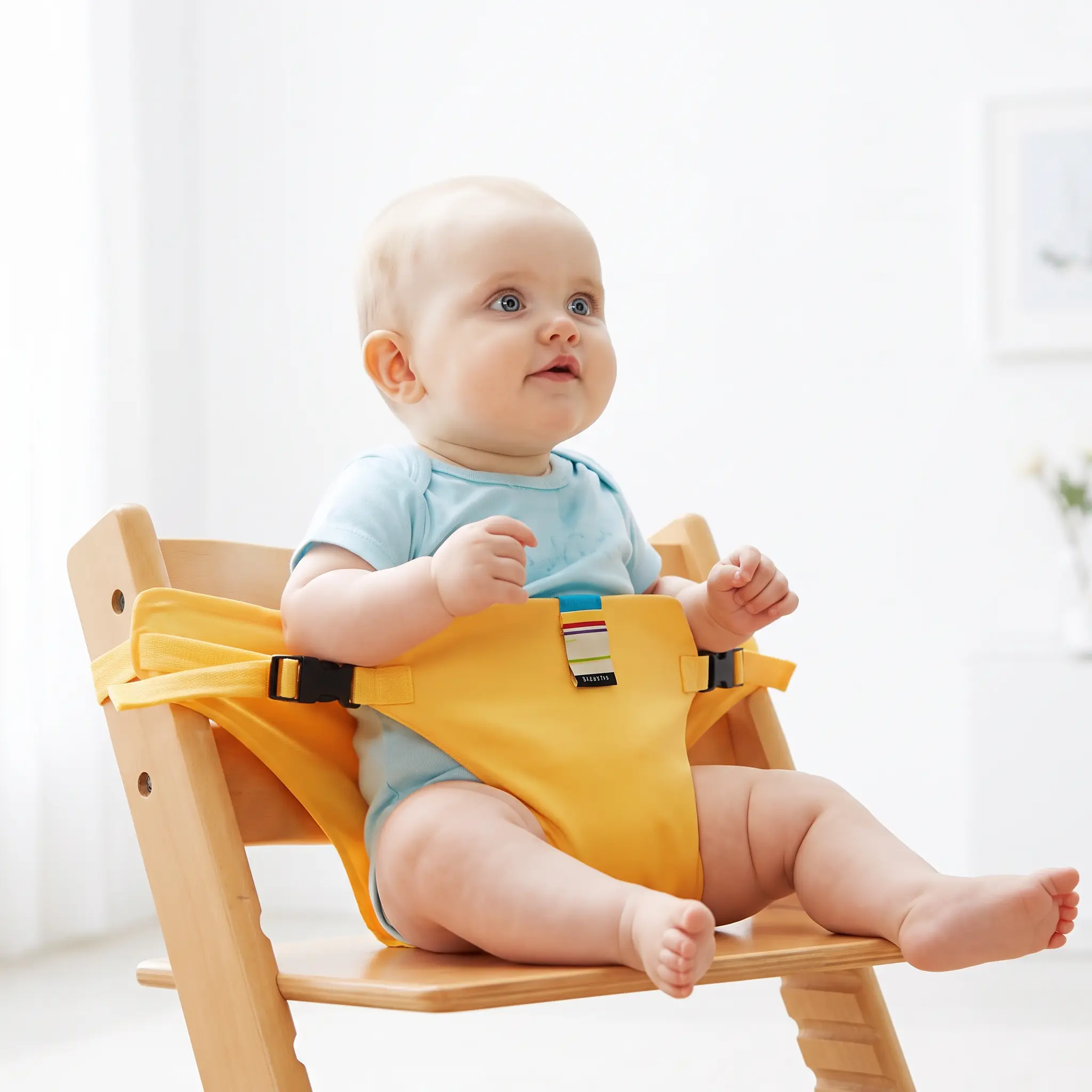 【Summer Wins 】Portable Baby High Chair Harness, Adjustable Seat Safety Belt for Dining Out and Travel