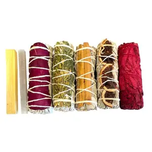 Herb Smudge Cleansing Kit - 5 Herb Cleansing Kit for Cleansing and Relaxation