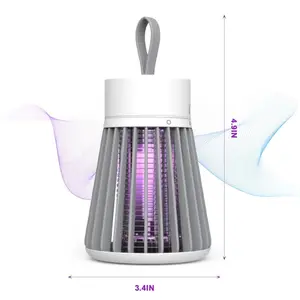 Bug Zapper Indoor Outdoor Rechargeable Mosquito Repellent,Portable Mosquito Killer,Fly Zapper Fruit Fly Trap for Patio, Home, Backyard, Yard, Garden, Campsite