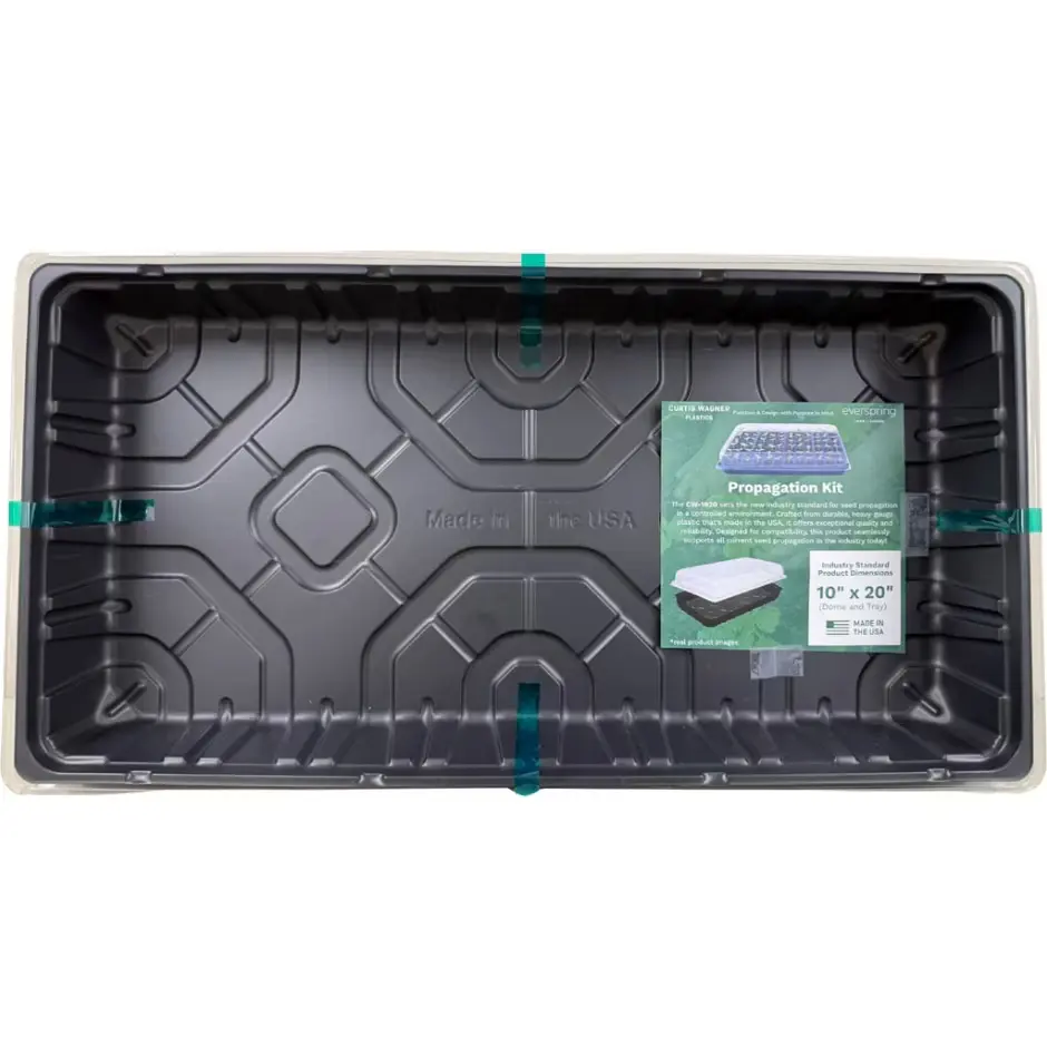 Everspring CW-1020-2 KIT 20 x 10 x 2.5 in. Propagation Dome & Tray Kit