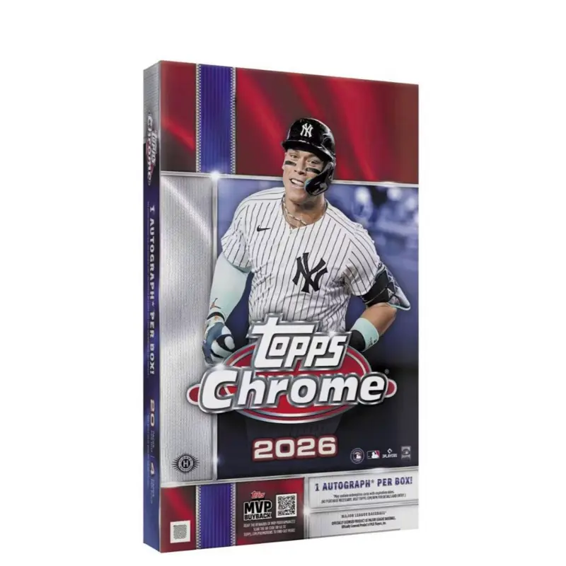 2026 Topps Chrome Baseball Hobby Box