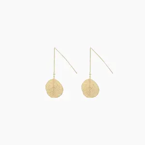 Melinda Leaf Earring Threaders for Unisex