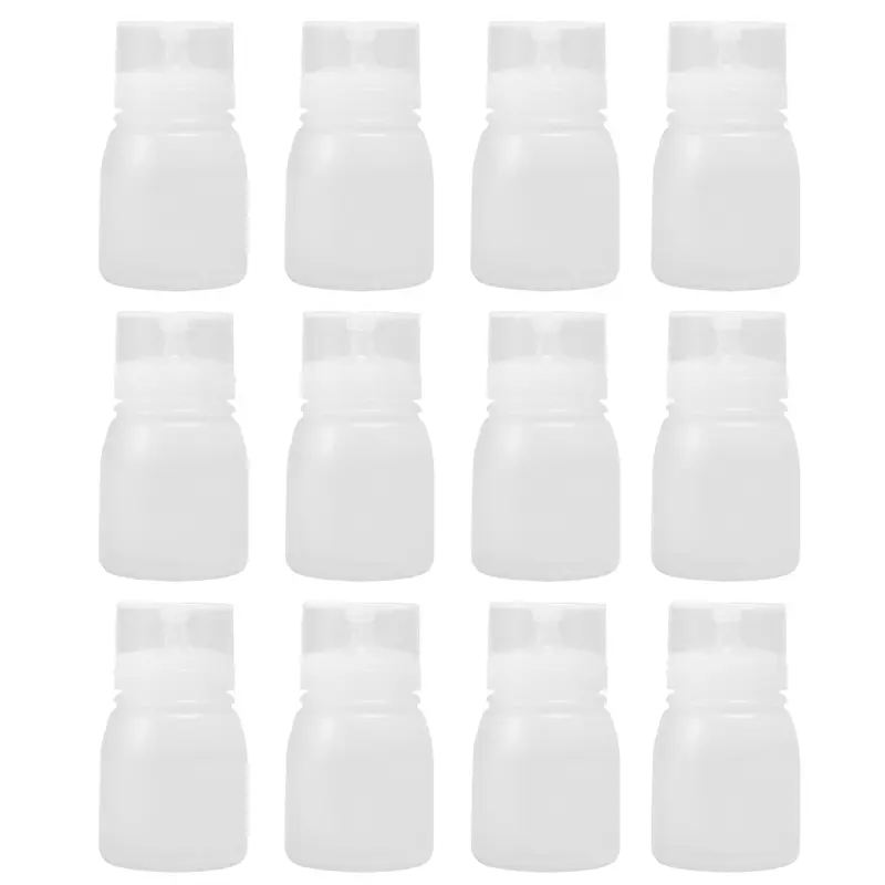 12PCS 6oz Squeeze Portable Salad Dressing Container to Go Bottles for Sauces, Mini Salad Dressing Bottles, Leakproof Condiment Storage Bottle, Mini Ketchup Bottle Dressing to Go for Lunch