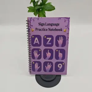All-In-One American Sign Language Practice Notebook, Practical Workbook for Learning and Practicing Asl Basics, Essential Tool for Asl Learners