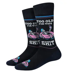 Too Old For This Shit Skeleton Socks