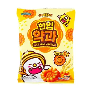 Sweet Monster Korean Honey Yakgwa Mini Cookies 110g - Authentic Korean Snack, Traditional Honey Cookie Bites