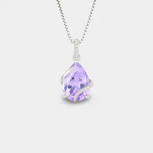 Pear-Cut Alexandrite Birthstone Pendant
