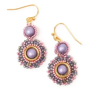 Kit - Orchid Iris Earrings