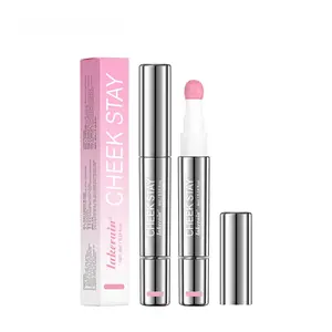 Natural Blush Stick, Cheek Stay, Smooth Texture, Easy Blendable, Natural Look, Suitable for Commuting & Dates, All-Scenes Use, Beauty Cosmetics