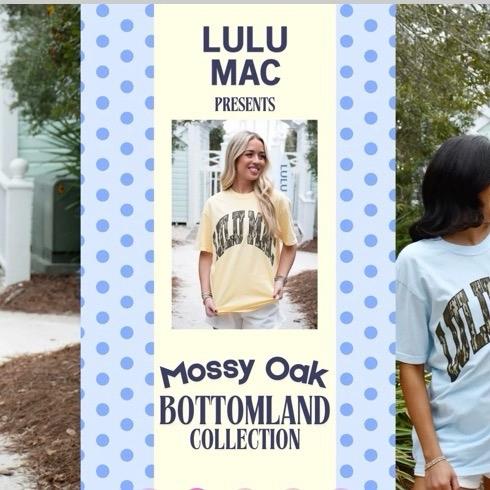 Lulu Mac Baby Blue/Camo T-tshirt