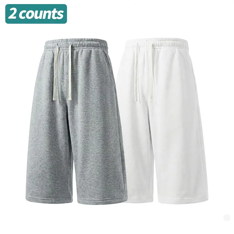 2PCS-Gray Linen + White