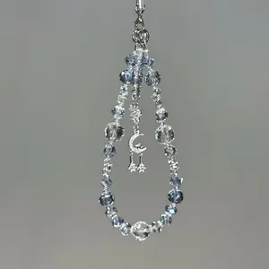 Dazzling Rhinestone Flash Luxury Crystal Chain Phone Charm, Exquisite Mobile Smartphone Cellphone Accessory, Stylish CCD Lanyard, Ideal Birthday Gift for Daily Decoration