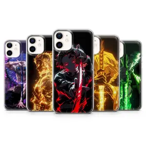 Demon Slayer Hot Anime Phone Cases For iPhone 17 16 15 14 13 12 11 Promax Pro Air Plus Transparent Protective Cover Casing Protection Shockproof Cellphone