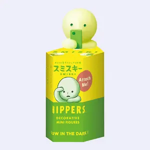 COONG | Smiski Mini Figures – Hippers Series | Glow In The Dark Collectible | Cute Kawaii Stick-On Figure | Phone, Laptop & Desk Decor | Blind Box Style | Perfect Gift For Cute Toy Lovers